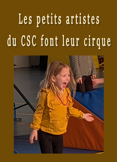 Les petits artistes du CSC font leur cirque